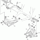 Blaster 200 YFS200V Подножки