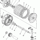 Blaster 200 YFS200V Сцепление