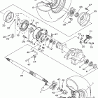 Bruin 250 YFM25BV Заднее колесо