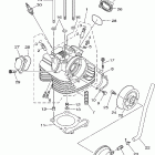 Bruin 350  YFM350BAT Головка цилиндра