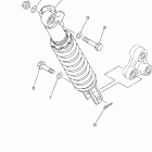 YFZ450 Задняя подвеска