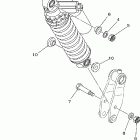 YFM660RR Задняя подвеска
