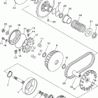 YFM660FR Сцепление