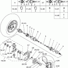 Kodiak 400 4WD YFM400FAT Переднее колесо