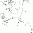 YFZ450 Главный тормозной цилиндр,передний