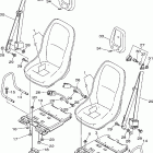 Rhino 660 Сидение