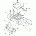 KODIAK 450 4WD YFM450FAR Переднее крыло