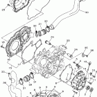 Bruin 350 Auto 2WD YFM350AS Крышка картера двигателя