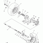 KODIAK 450 4WD YFM450FAR Заднее колесо