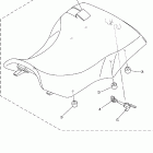 Kodiak 400 2WD Сидение