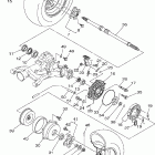 Bruin 350 Auto 2WD YFM350AS Заднее колесо
