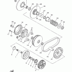 KODIAK 450 4WD YFM450FAR Сцепление