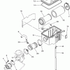 YFM450FAR Впускная система