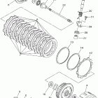 YFZ450 Сцепление