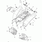 Raptor 660R Заднее крыло
