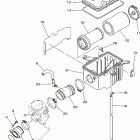 YFM400AR Впускная система