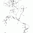 KODIAK 450 4WD YFM450FAR Главный тормозной цилиндр,передний