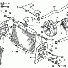TRX650FA Радиатор