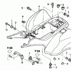 TRX450R Заднее крыло
