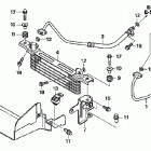 TRX500FE Масляный картер