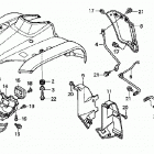 TRX250TE Front fender ('05)