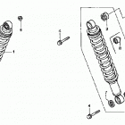 TRX500FA Передние аммортизаторы