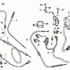 TRX650FA Рычаги & переключатели & тросы