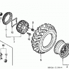 TRX500FA Переднее колесо