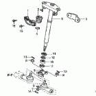 TRX400FA Рулевой вал