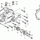 TRX450R Left crankcase cover     (''04,''05)