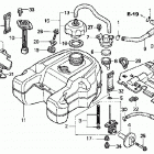 TRX400FA Топливный бак