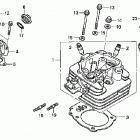 TRX400FA Головка цилиндра