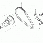 TRX400FA Цепь ГРМ и натяжитель