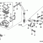 TRX350FM Главный тормозной цилиндр -передний