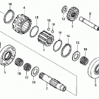 TRX650FA Задняя передача