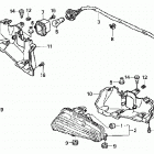 TRX400FA Фонарь задний