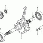 TRX350FM Коленчатый вал и поршень