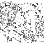 TRX650FA Крышка картера задняя