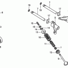 TRX250TE Распределительный вал и клапана
