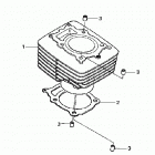 TRX350FM Цилиндр