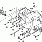 TRX350FM Front crankcase cover    (tm / fm)