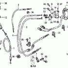 TRX450R Handle levers @ switch  @ cables