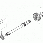 TRX400FA Вал ведущий