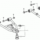 TRX250EX Передний рычаг