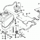 TRX650FA Топливный бак