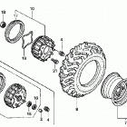 TRX350FM Переднее колесо