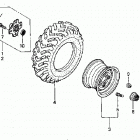 TRX350FM Заднее колесо