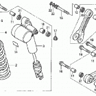 TRX450R Задний амортизатор