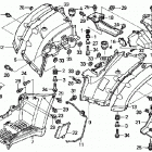 TRX650FA Заднее крыло