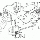 TRX500FGA Топливный бак